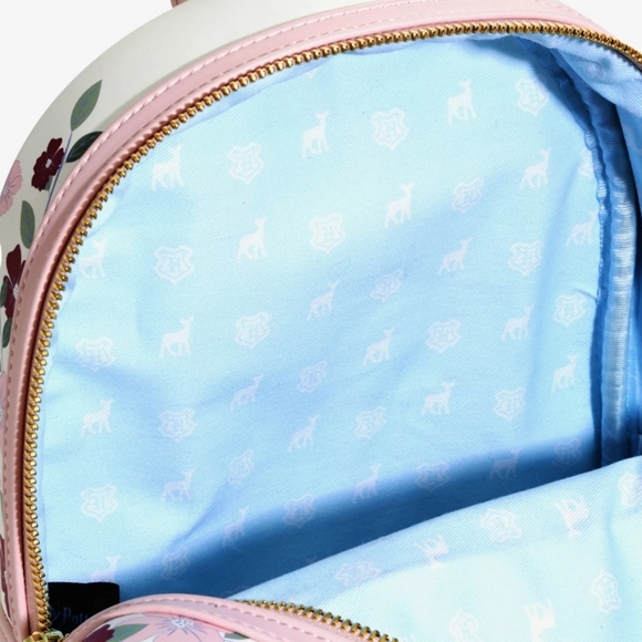 NWT Loungefly Harry Potter Floral mini backpack set - Picture 12 of 16